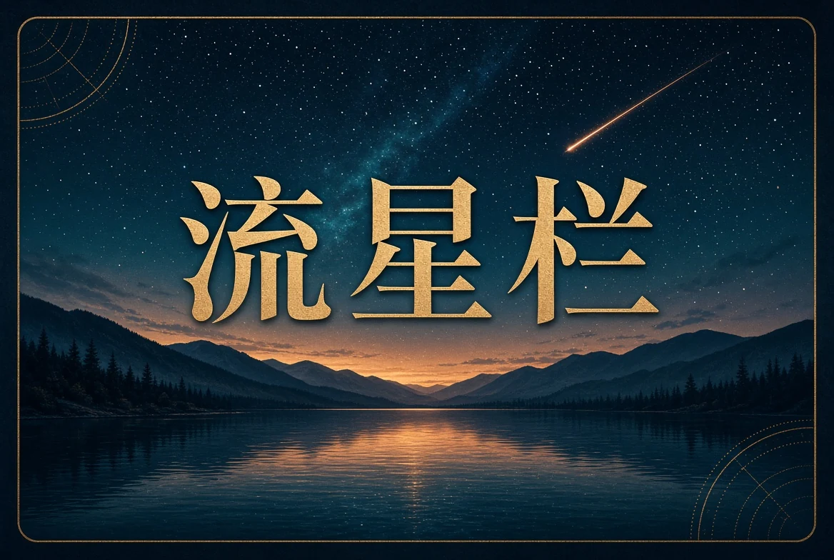 流星栏栏目图